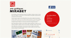 Desktop Screenshot of grafiquesmirabet.com