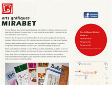Tablet Screenshot of grafiquesmirabet.com